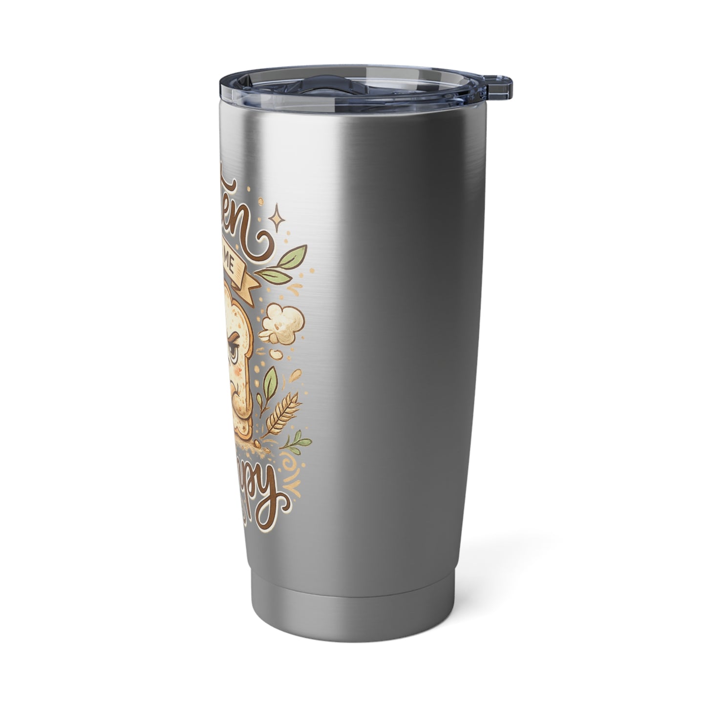 Gluten Makes Me Grumpy - 20oz Insulated Travel Mug