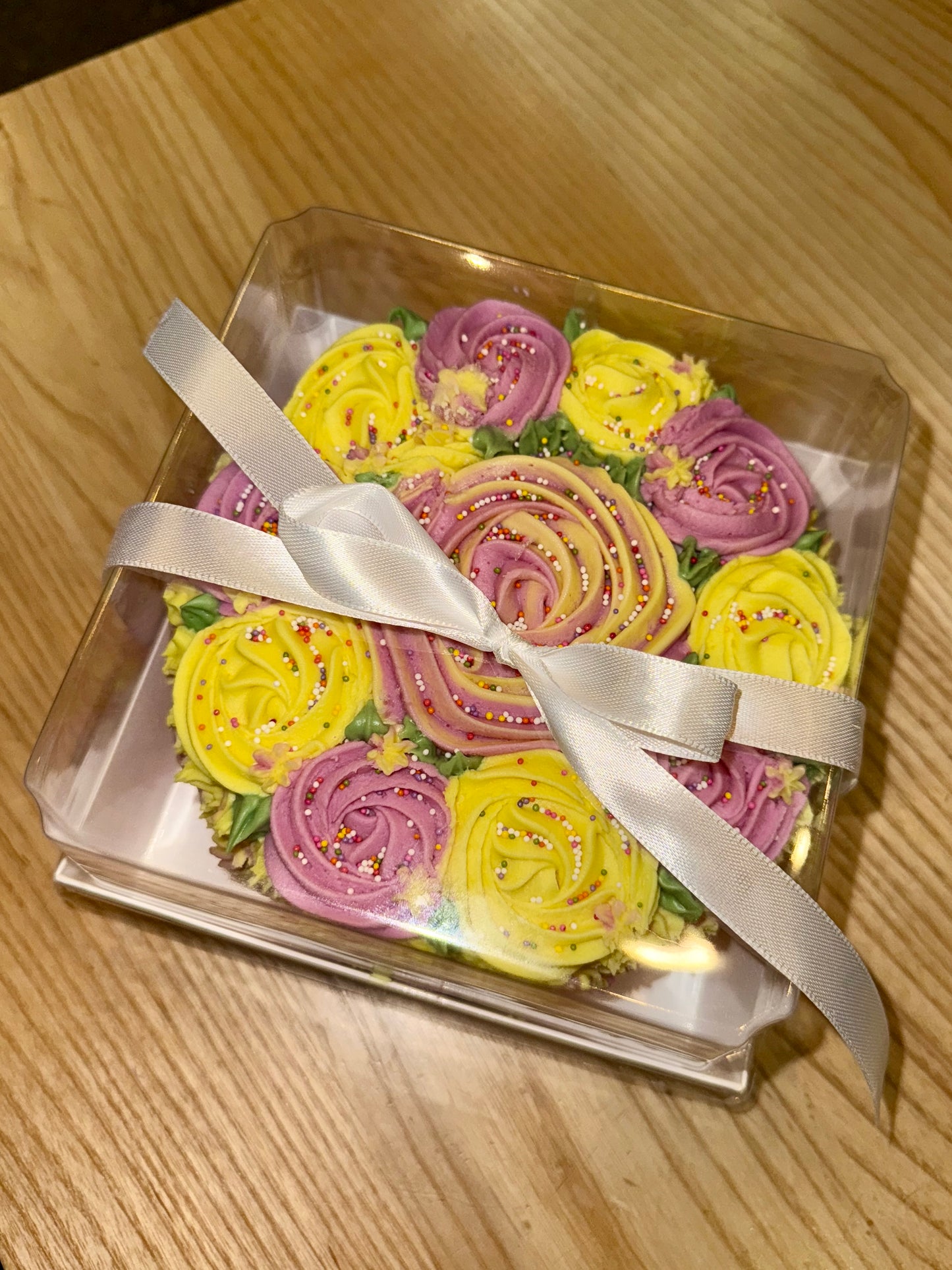 Decorated Cake - Gluten-Free & Vegan