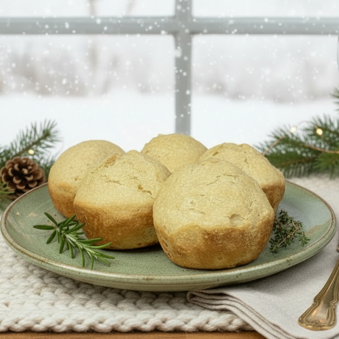 Sourdough Dinner Rolls 6 Pack - Gluten-Free Vegan