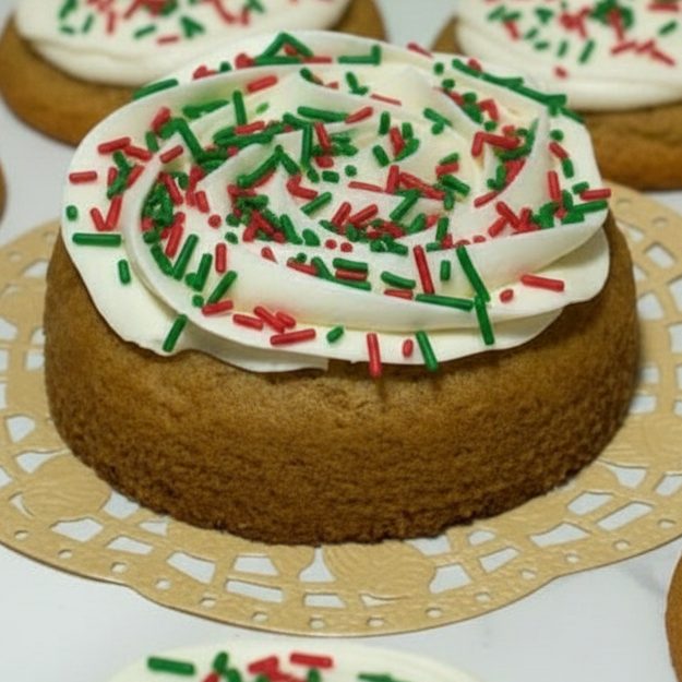 Gingerbread Cookies - Gluten-Free, Vegan & Nut-Free with Natural Sprinkles