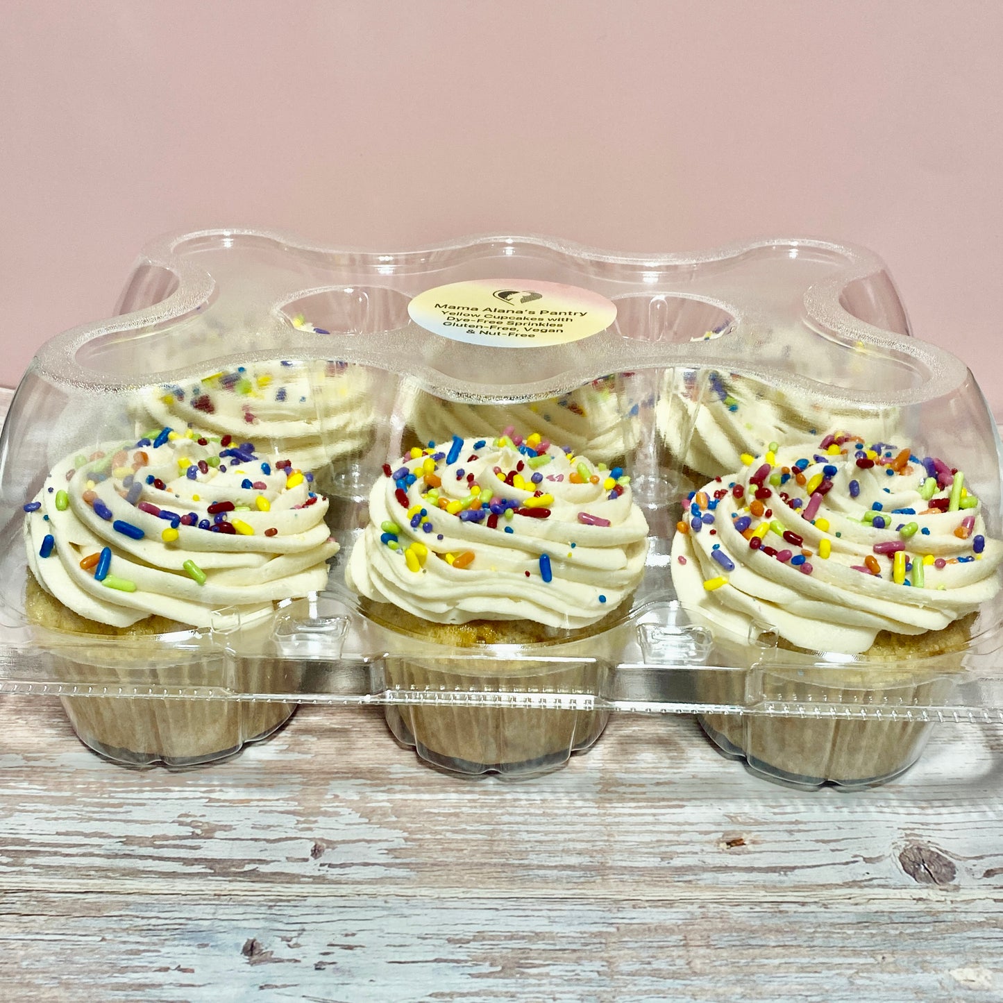 12 Mini Gluten-Free Vegan Cupcakes or 6 Regular Sized Cupcakes!