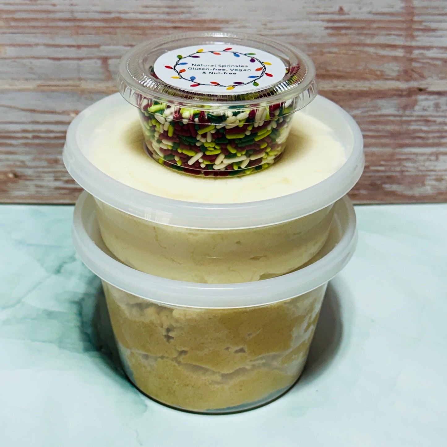 Gingerbread Cookies - Gluten-Free, Vegan & Nut-Free with Natural Sprinkles