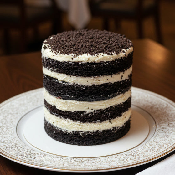 Oreo Crumble Cake - Gluten-Free & Vegan