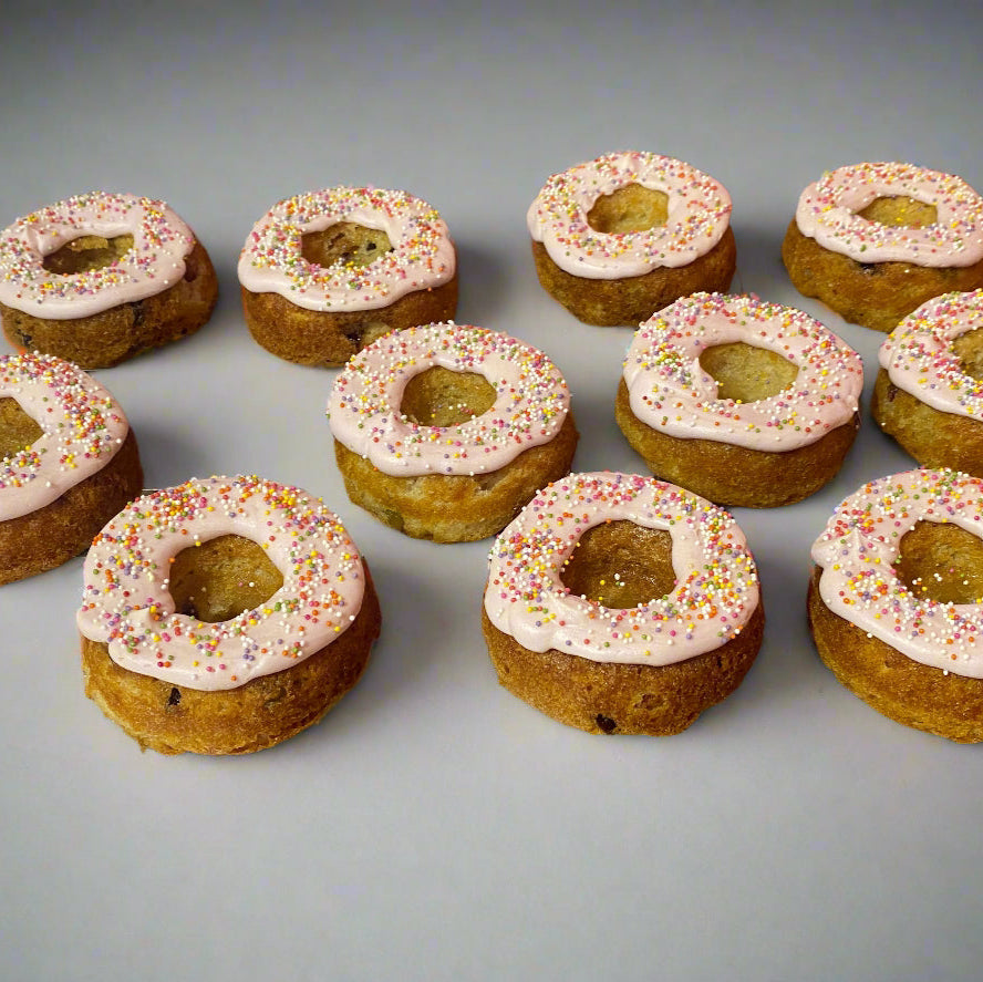 Nona’s Festive Fruit Melody Donuts - Gluten-Free & Vegan