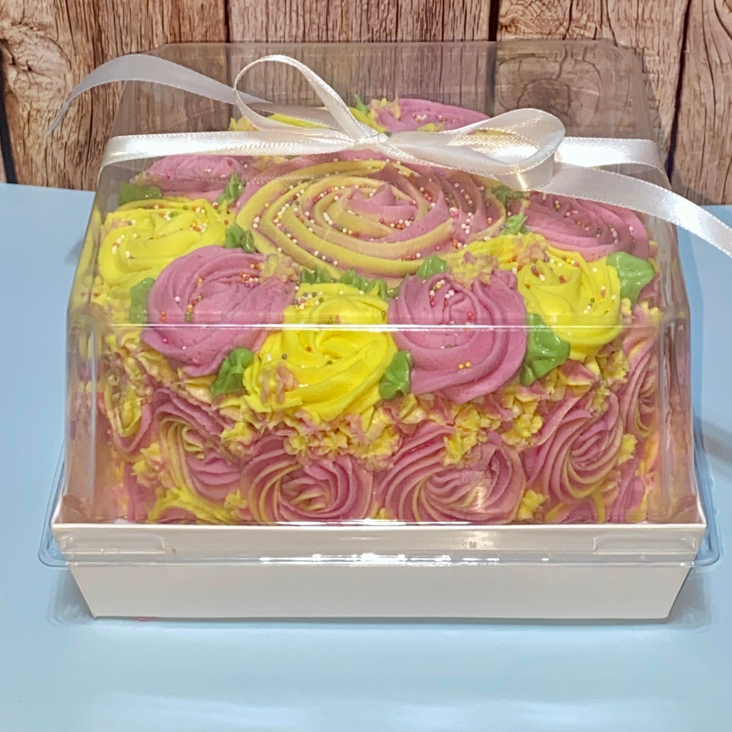 Decorated Cake - Gluten-Free & Vegan
