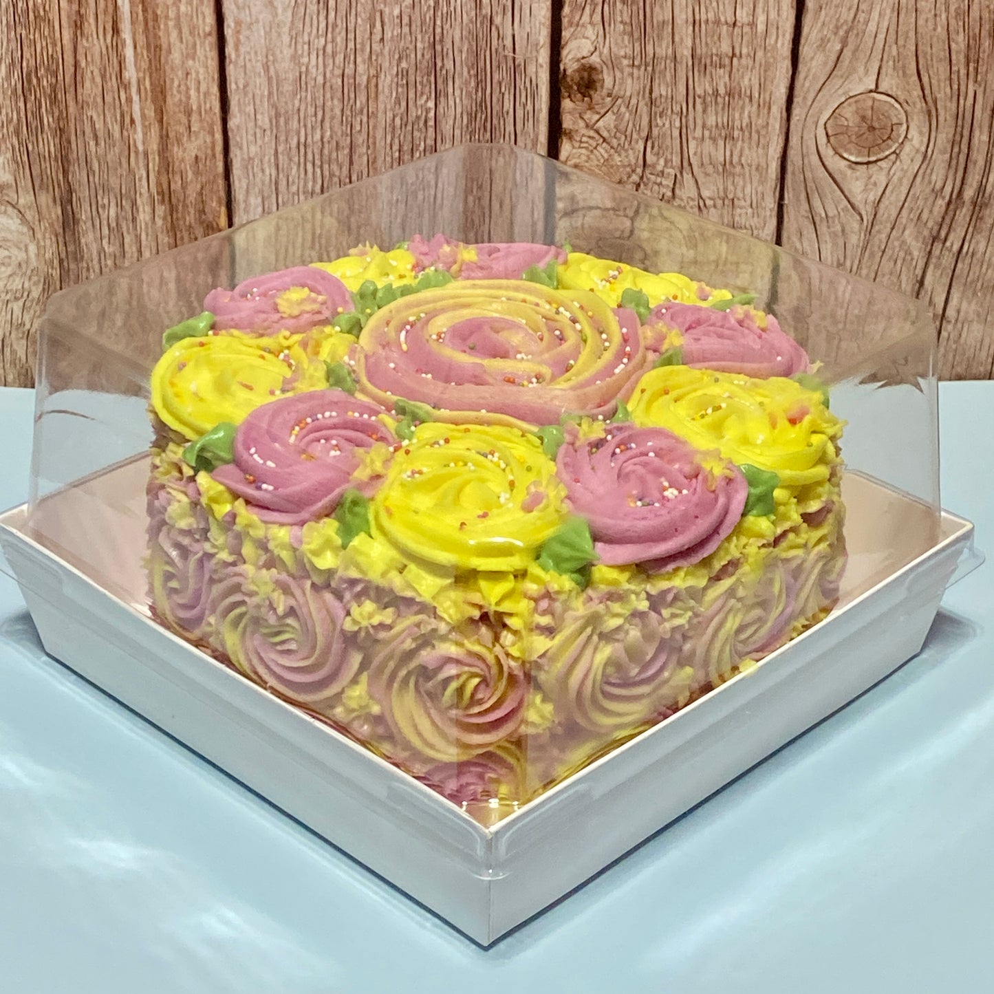 Decorated Cake - Gluten-Free & Vegan
