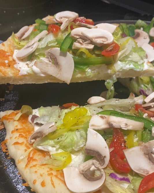 Mama’s Salad Pizza!