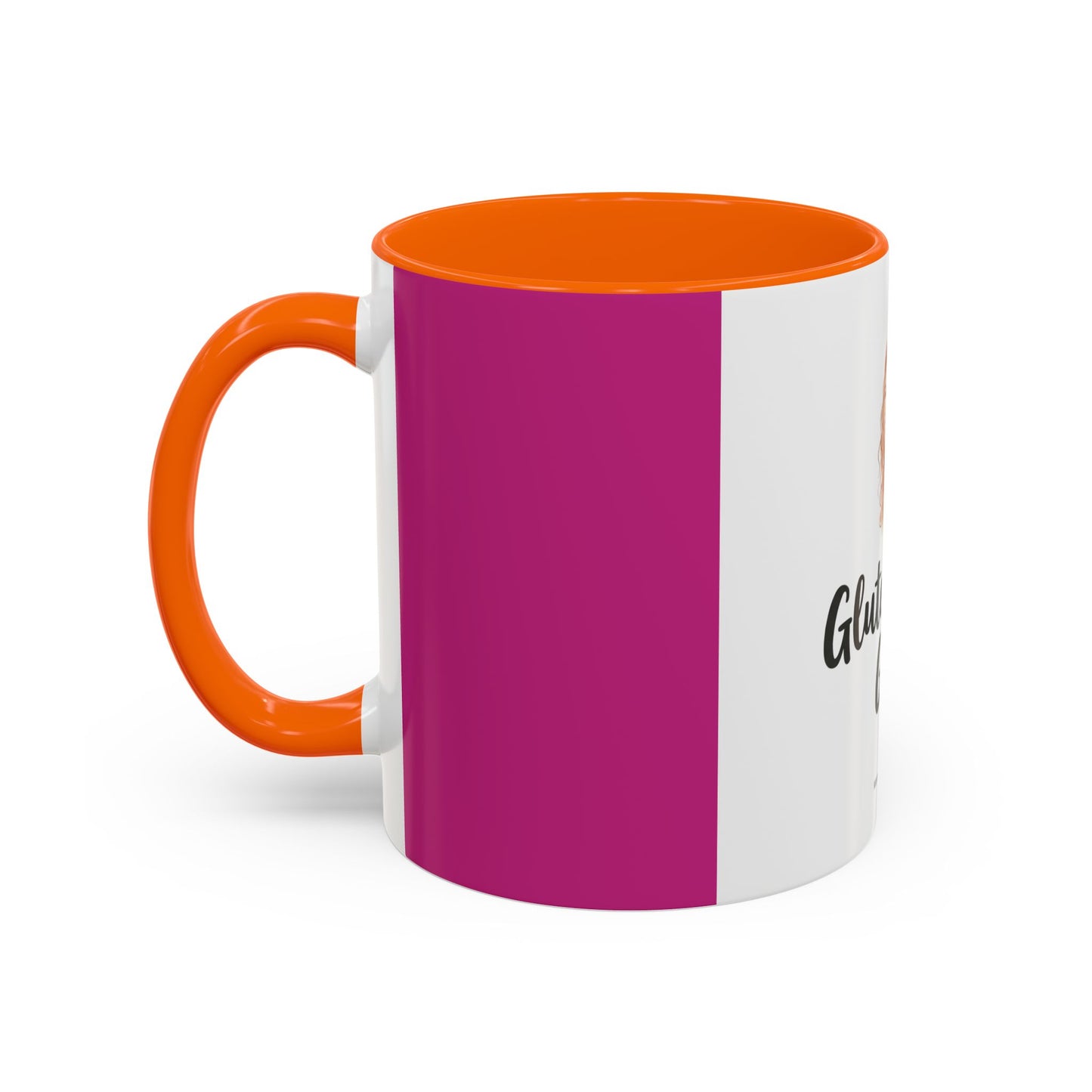Gluten-Free Girl - Ceramic Coffee Mug — Accent Pink 11/15oz