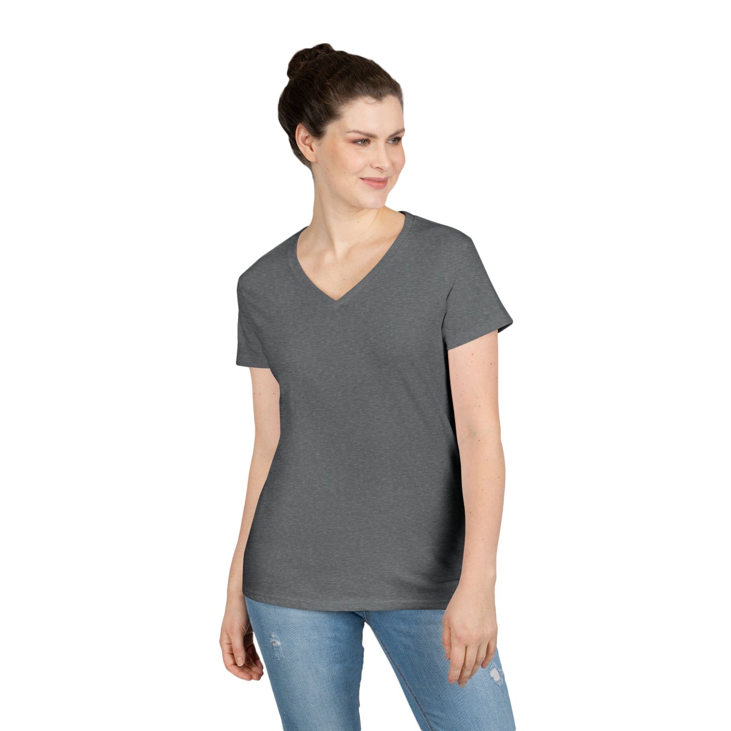 Ladies' V-Neck T-Shirt — Can I Just Read the Label