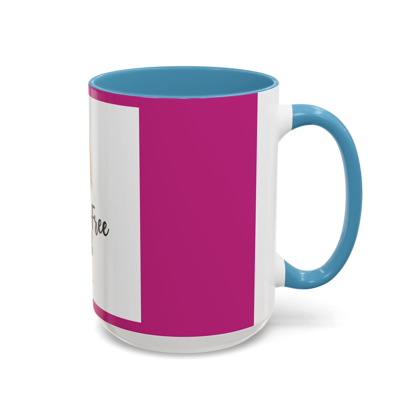 Gluten-Free Girl - Ceramic Coffee Mug — Accent Pink 11/15oz