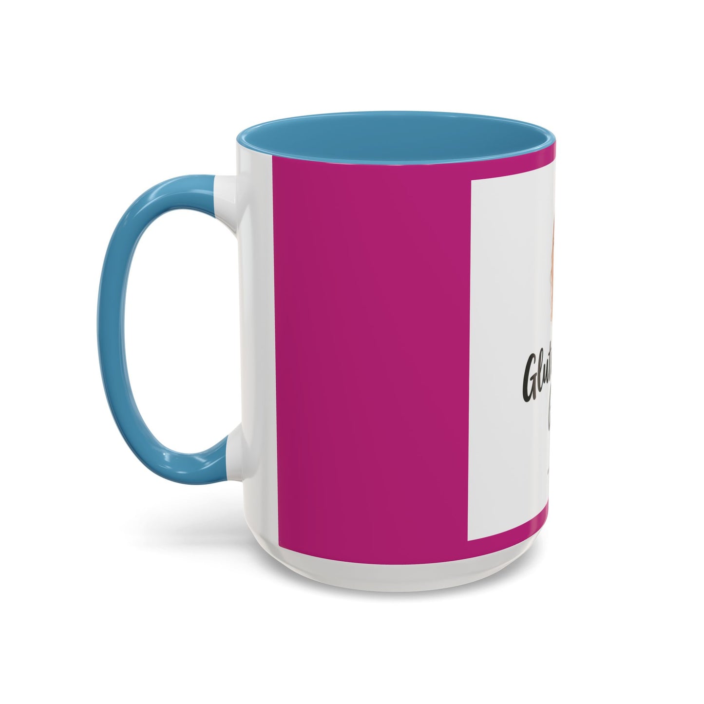 Gluten-Free Girl - Ceramic Coffee Mug — Accent Pink 11/15oz