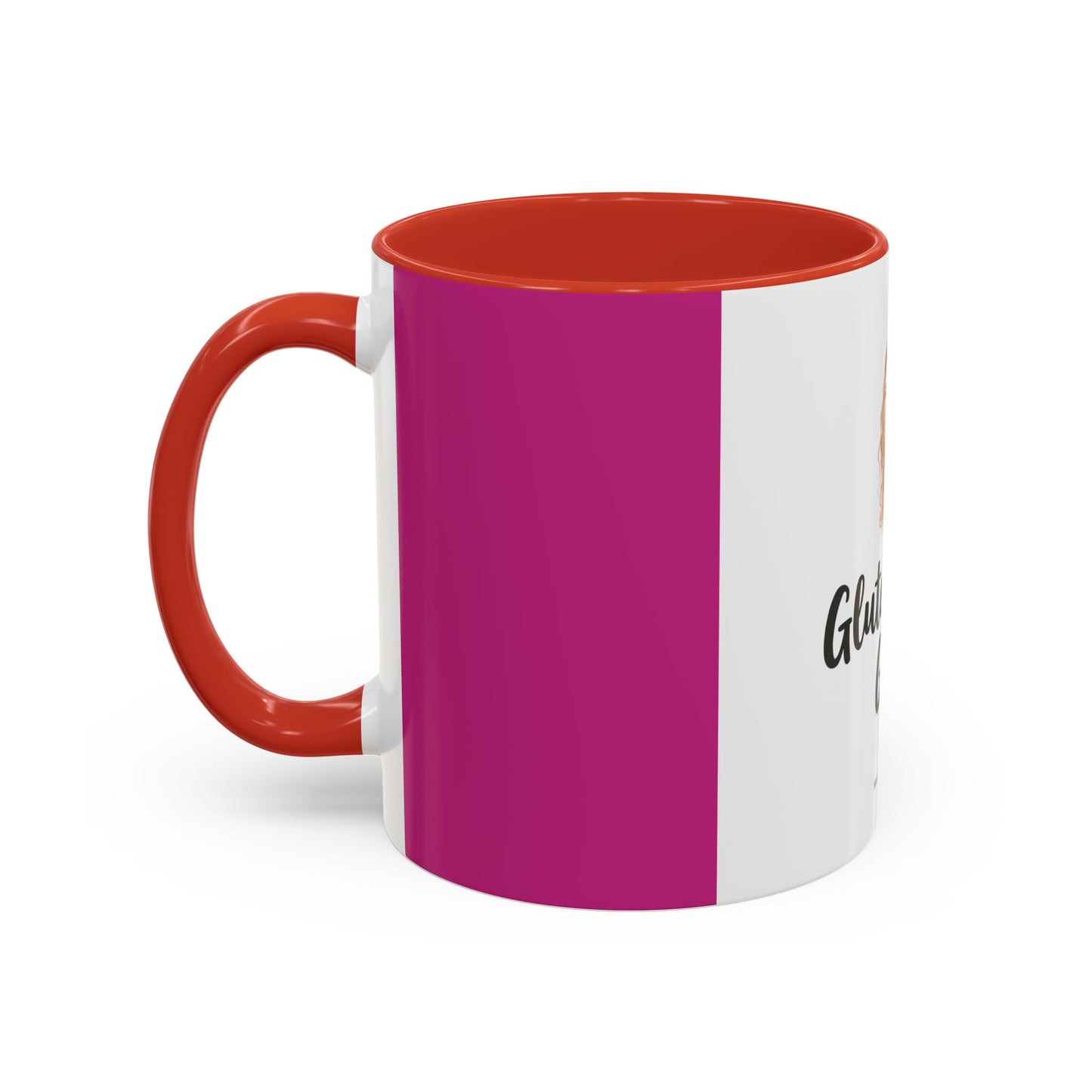 Gluten-Free Girl - Ceramic Coffee Mug — Accent Pink 11/15oz