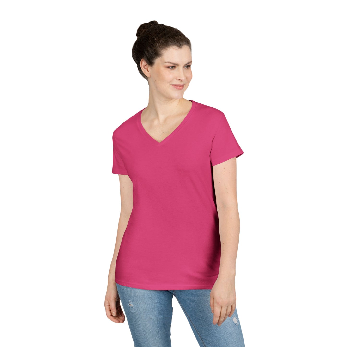 Ladies' V-Neck T-Shirt — Can I Just Read the Label