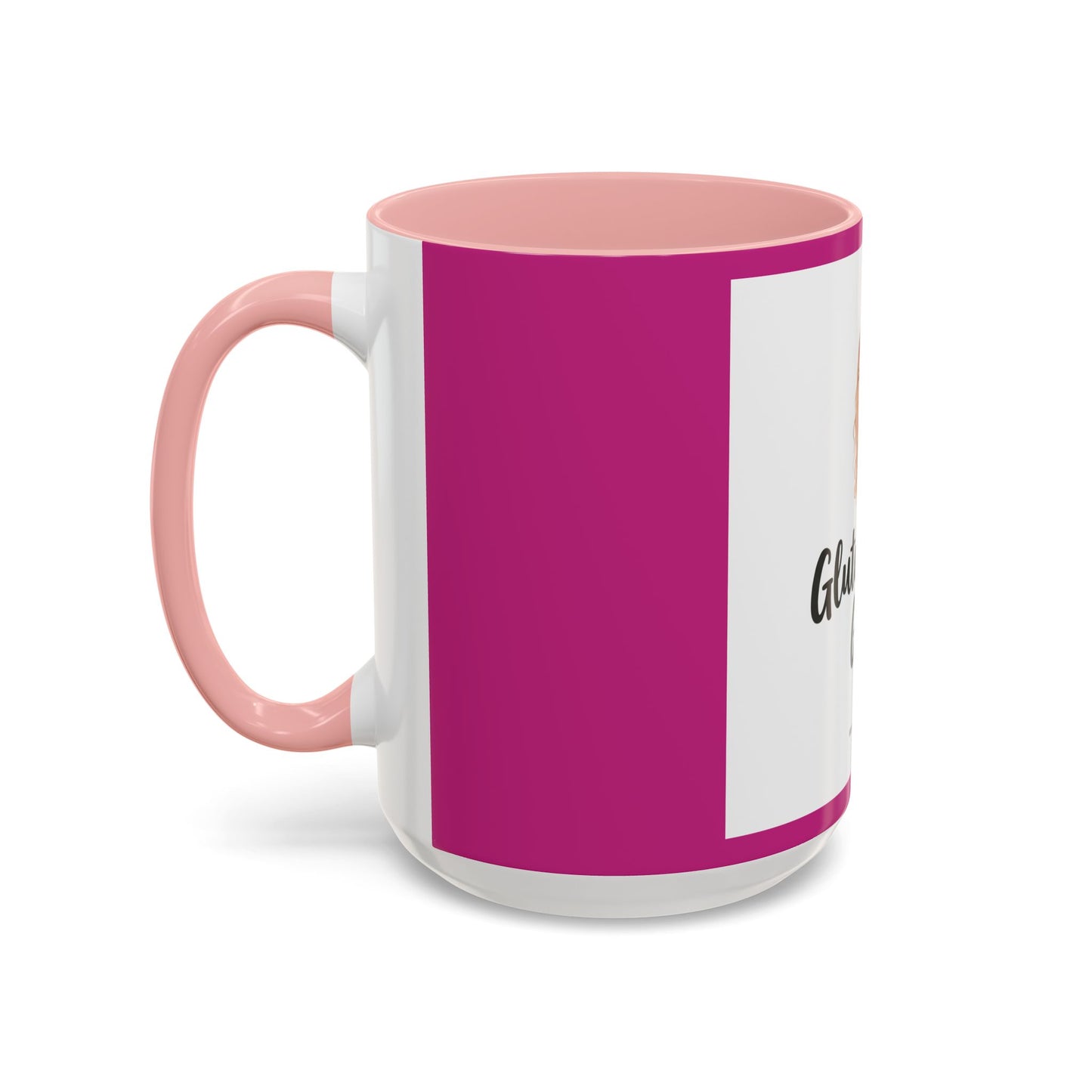 Gluten-Free Girl - Ceramic Coffee Mug — Accent Pink 11/15oz