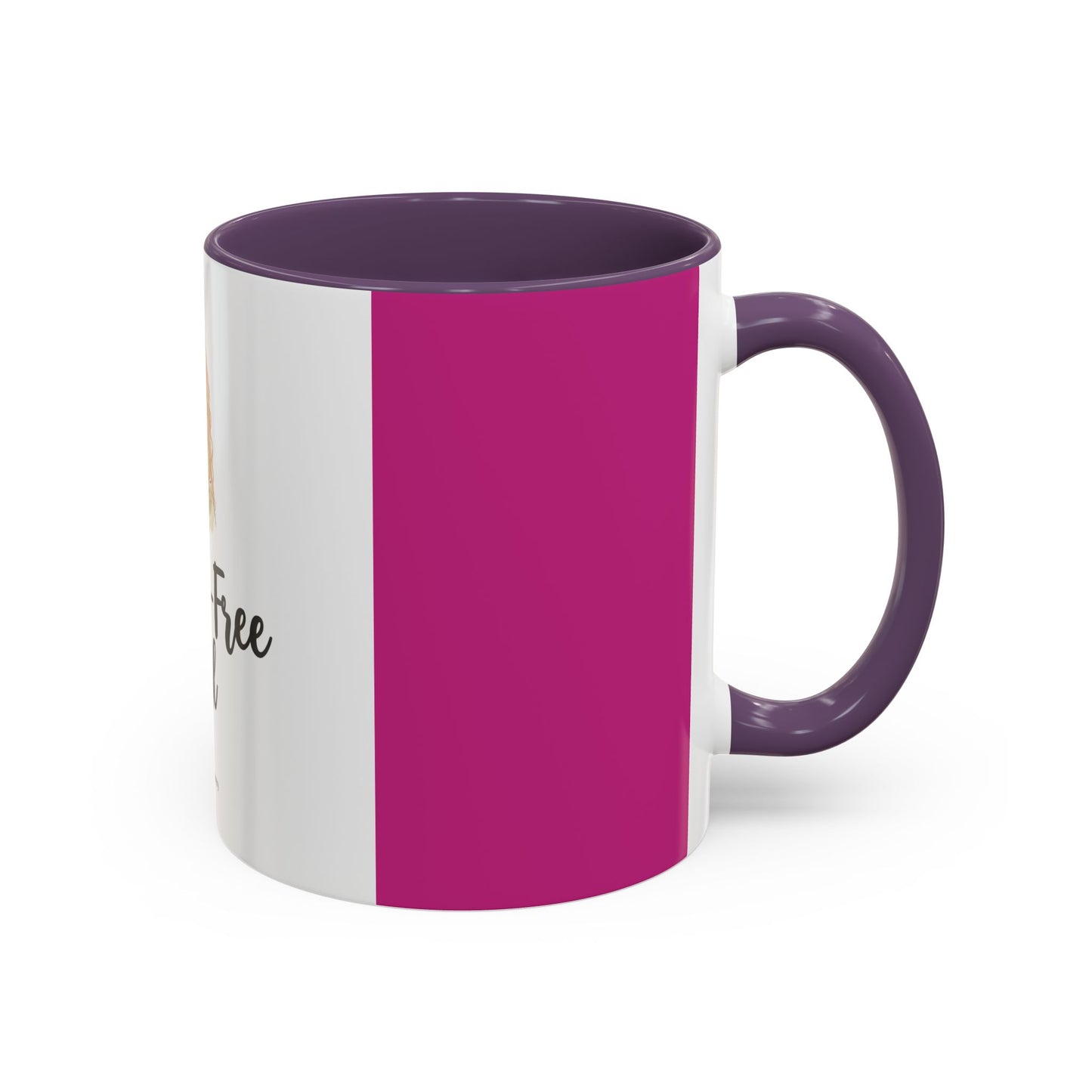 Gluten-Free Girl - Ceramic Coffee Mug — Accent Pink 11/15oz