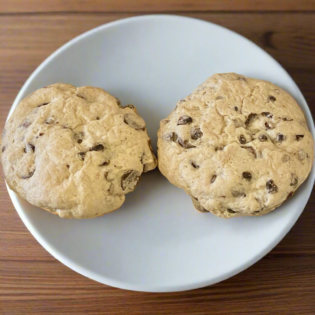 Sourdough Sweetheart Chocolate Chip Cookies - Gluten-Free & Vegan