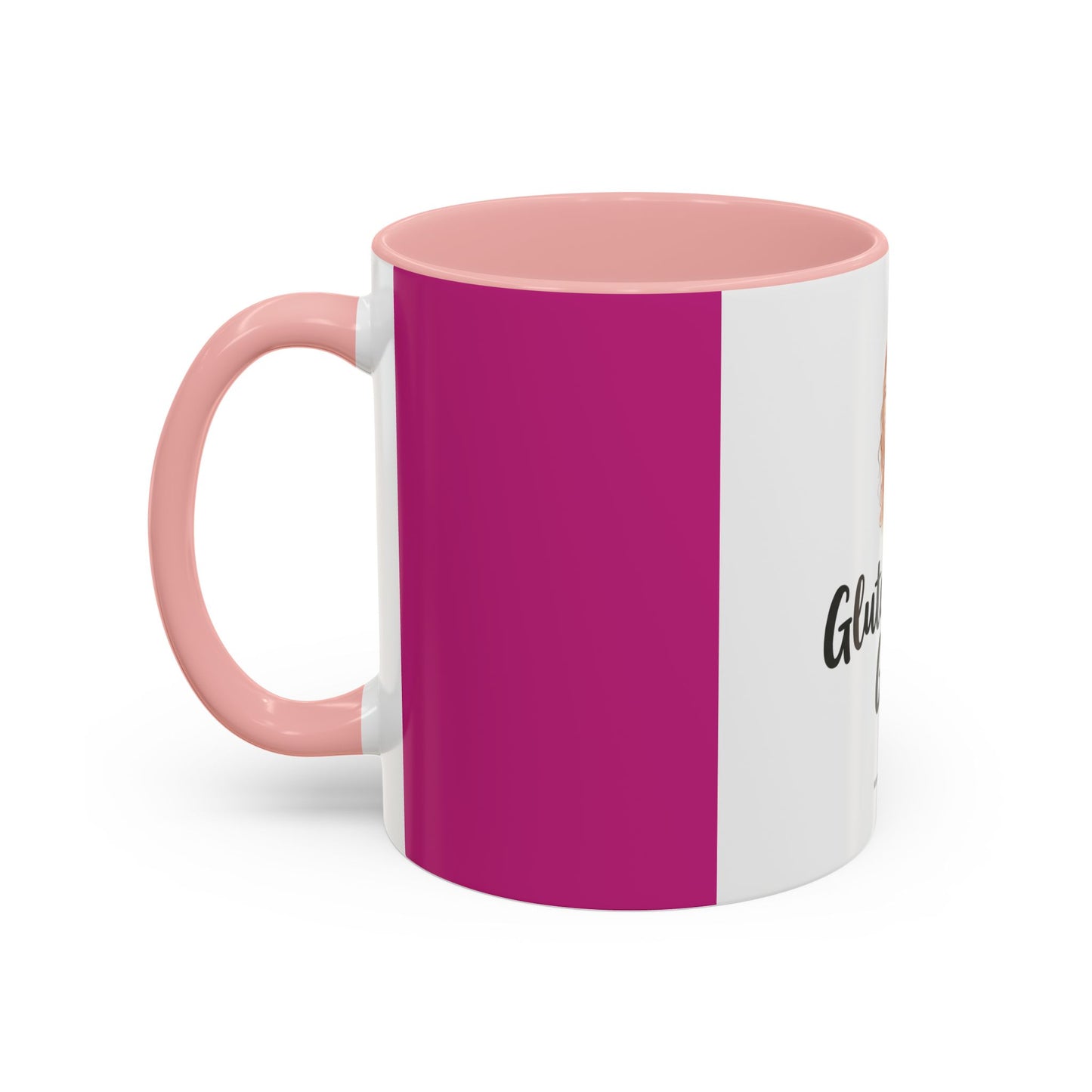 Gluten-Free Girl - Ceramic Coffee Mug — Accent Pink 11/15oz