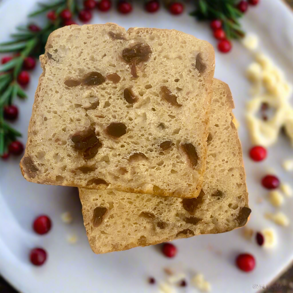 White Chocolate Cranberry Bliss Sourdough- Gluten-Free & Vegan