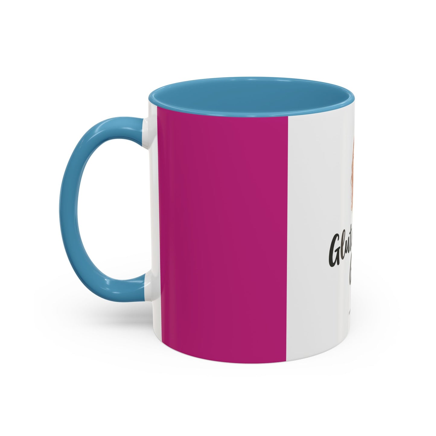 Gluten-Free Girl - Ceramic Coffee Mug — Accent Pink 11/15oz