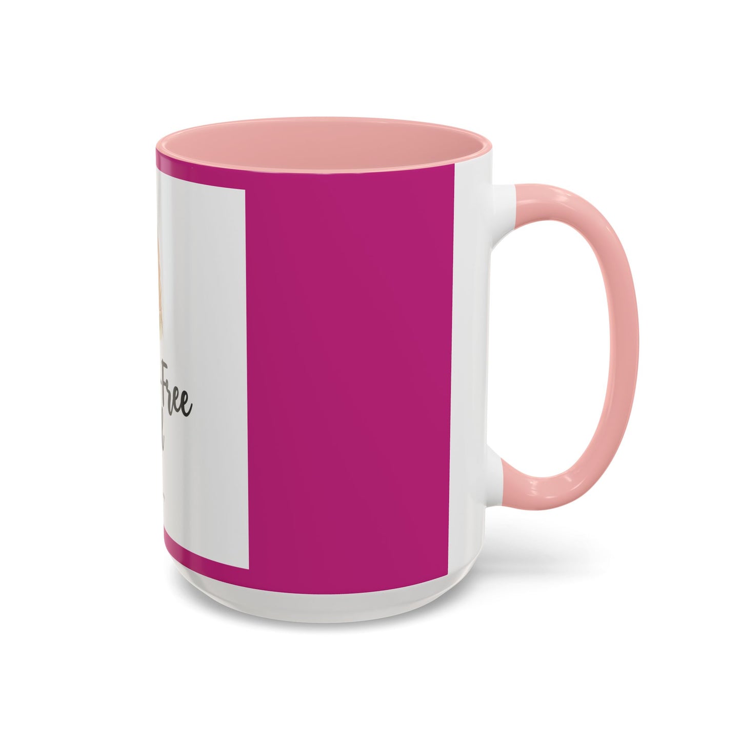 Gluten-Free Girl - Ceramic Coffee Mug — Accent Pink 11/15oz