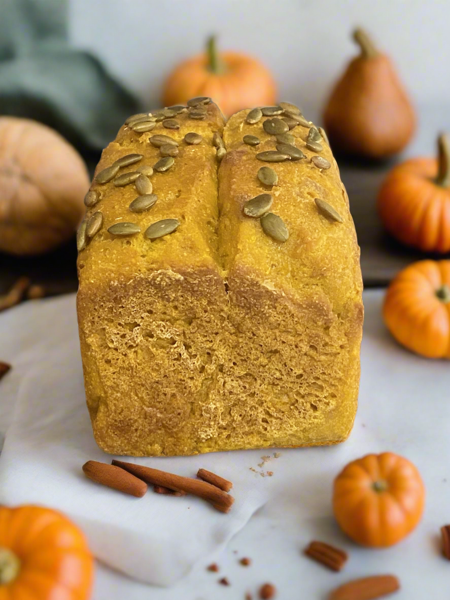 Savory Pumpkin Sourdough Bread - Gluten-Free & Vegan