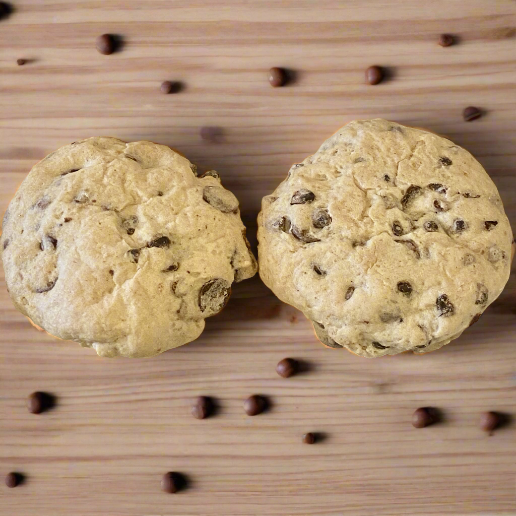 Sourdough Sweetheart Chocolate Chip Cookies - Gluten-Free & Vegan