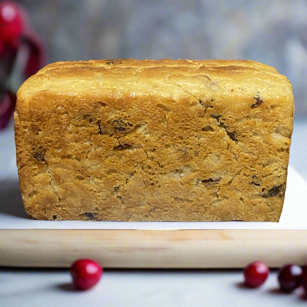 White Chocolate Cranberry Bliss Sourdough- Gluten-Free & Vegan