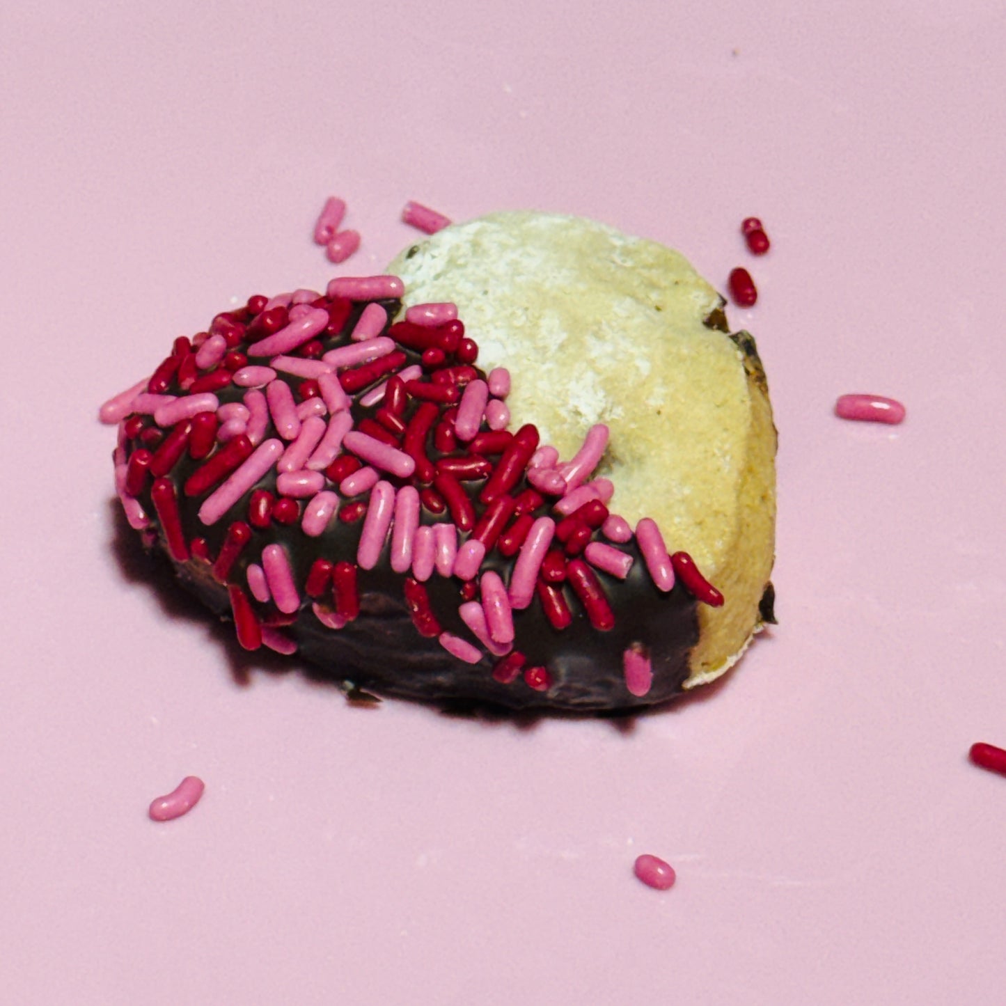 Cherry Chocolate Chip,  Sourdough Heart Cookies ~ Valentine Box – Gluten-Free & Vegan