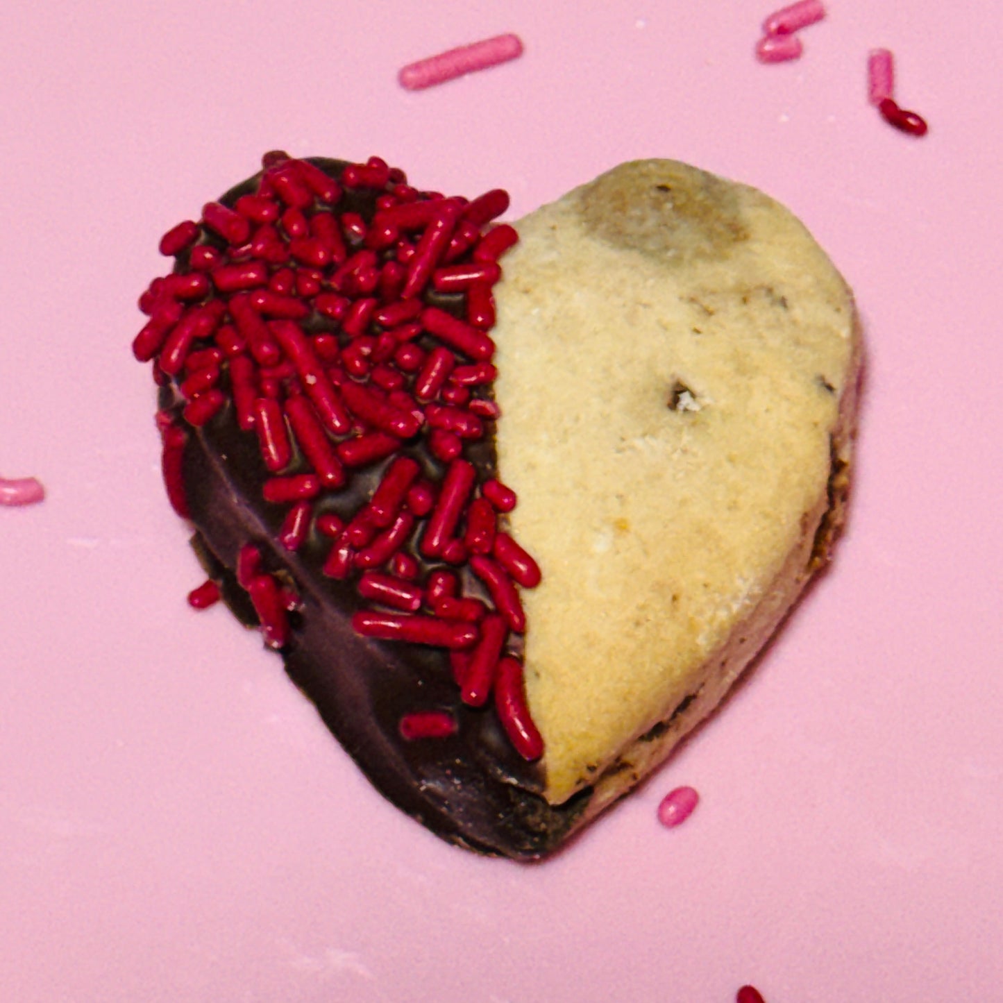 Cherry Chocolate Chip,  Sourdough Heart Cookies ~ Valentine Box – Gluten-Free & Vegan