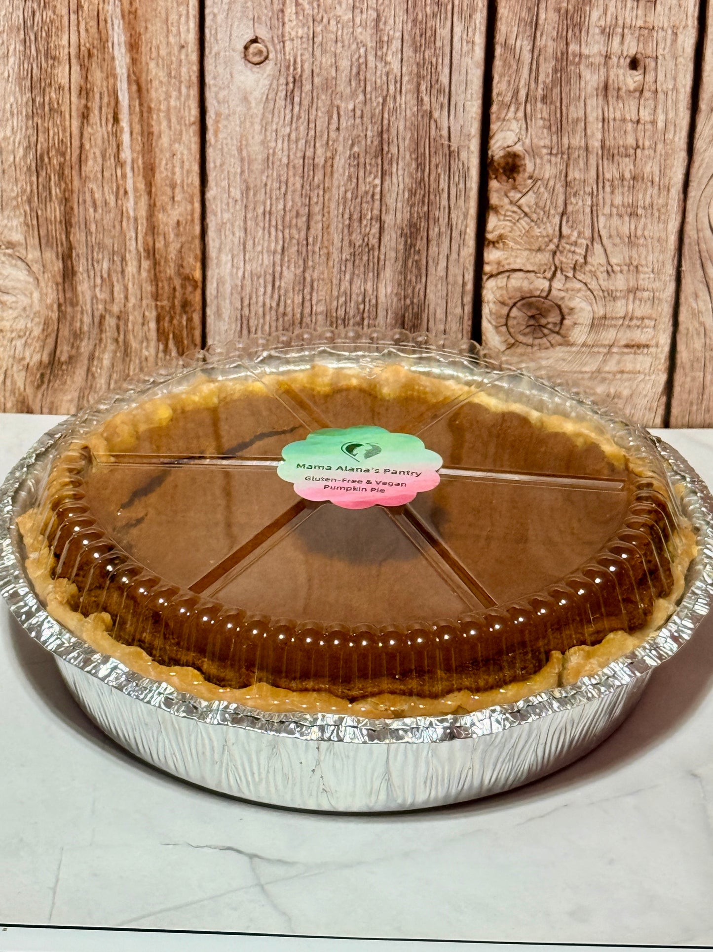 Pumpkin & Apple Pie Pre-Baked - Gluten-Free & Vegan