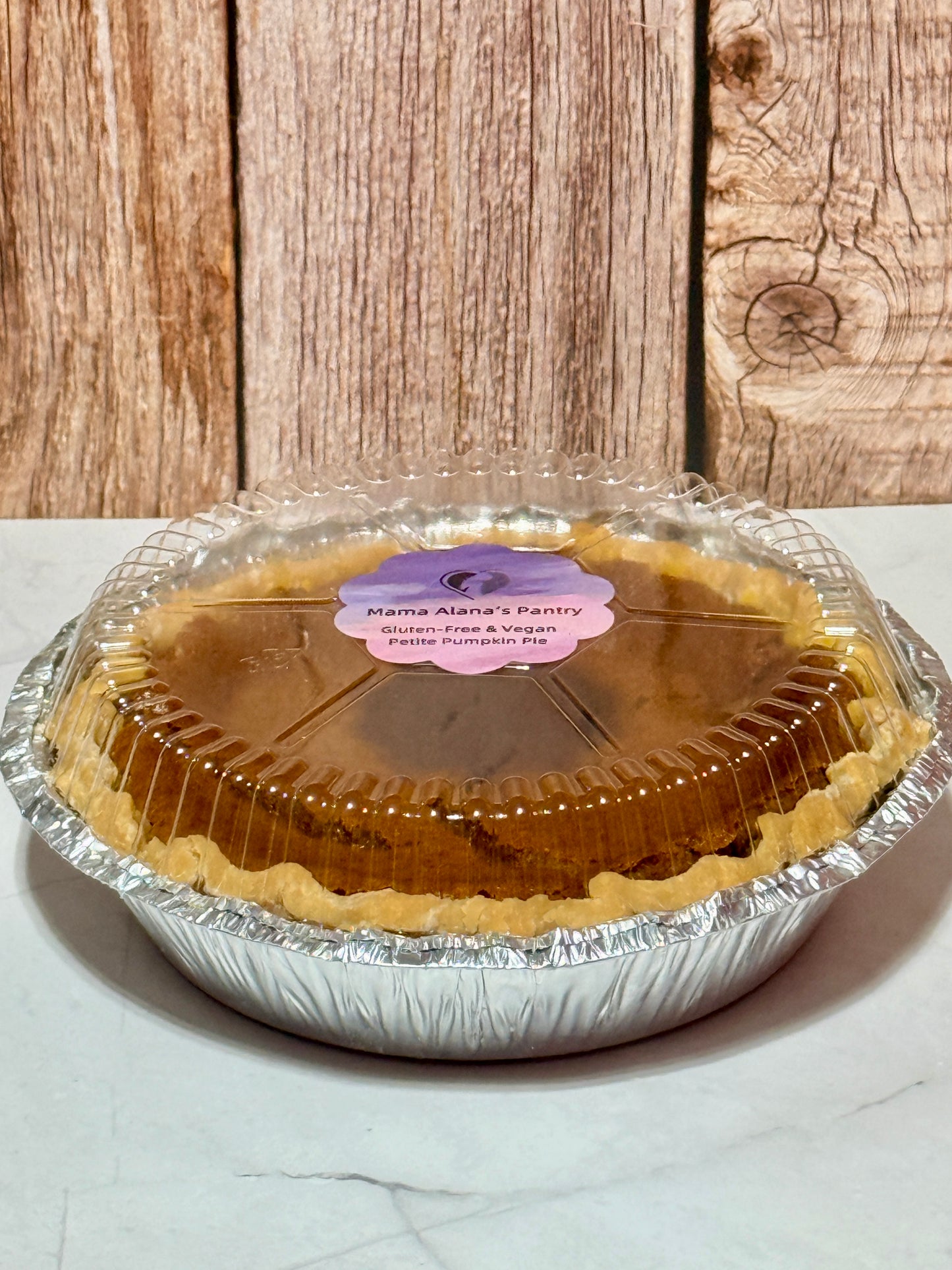 Pumpkin & Apple Pie Pre-Baked - Gluten-Free & Vegan