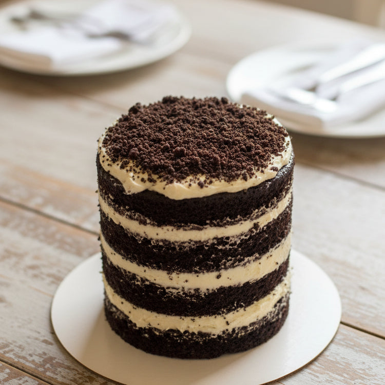 Oreo Crumble Cake - Gluten-Free & Vegan