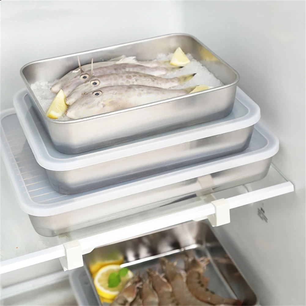 Stainless Steel Baking Pan Tray with Wire Rack