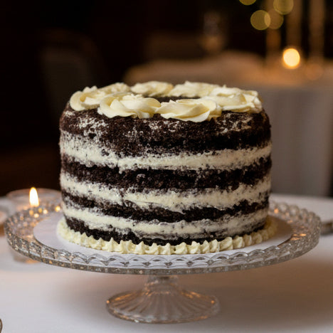 Oreo Crumble Cake - Gluten-Free & Vegan