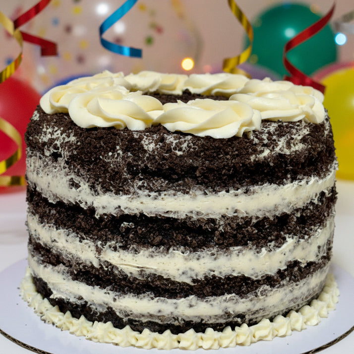 Oreo Crumble Cake - Gluten-Free & Vegan