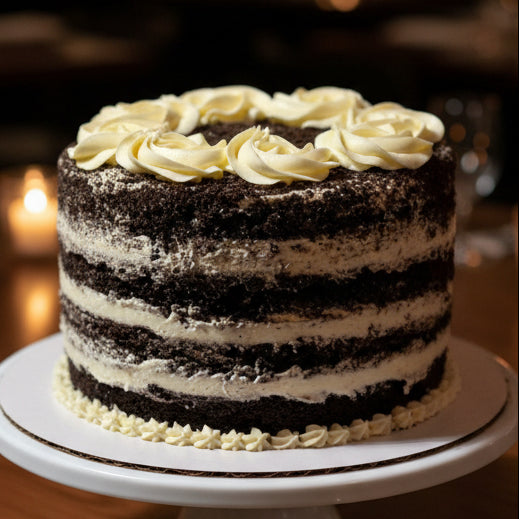 Oreo Crumble Cake - Gluten-Free & Vegan