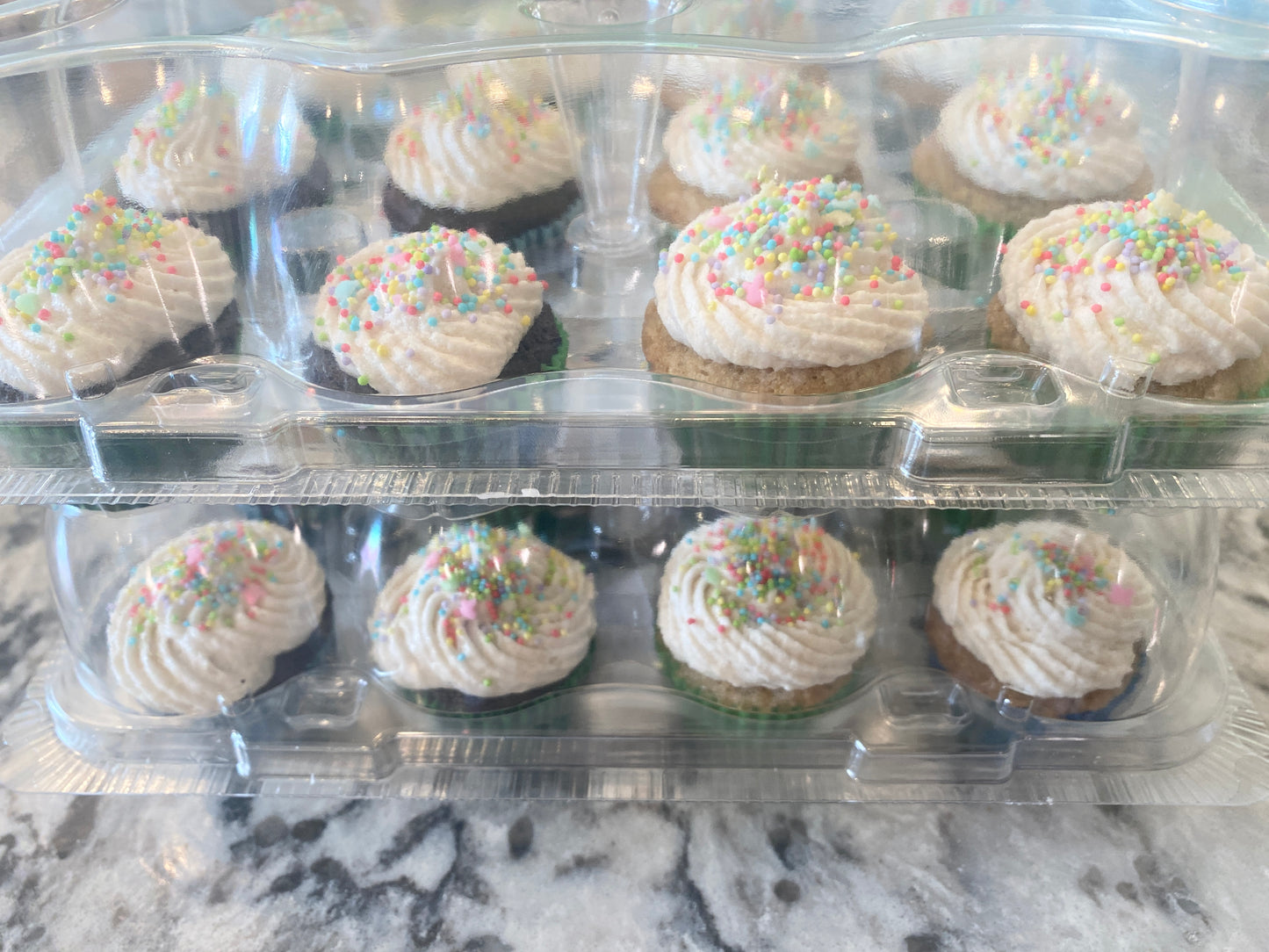Preorder Your Delicious Set of 12 Mini Gluten-Free Vegan Cupcakes or 6 Regular Sized Cupcakes!